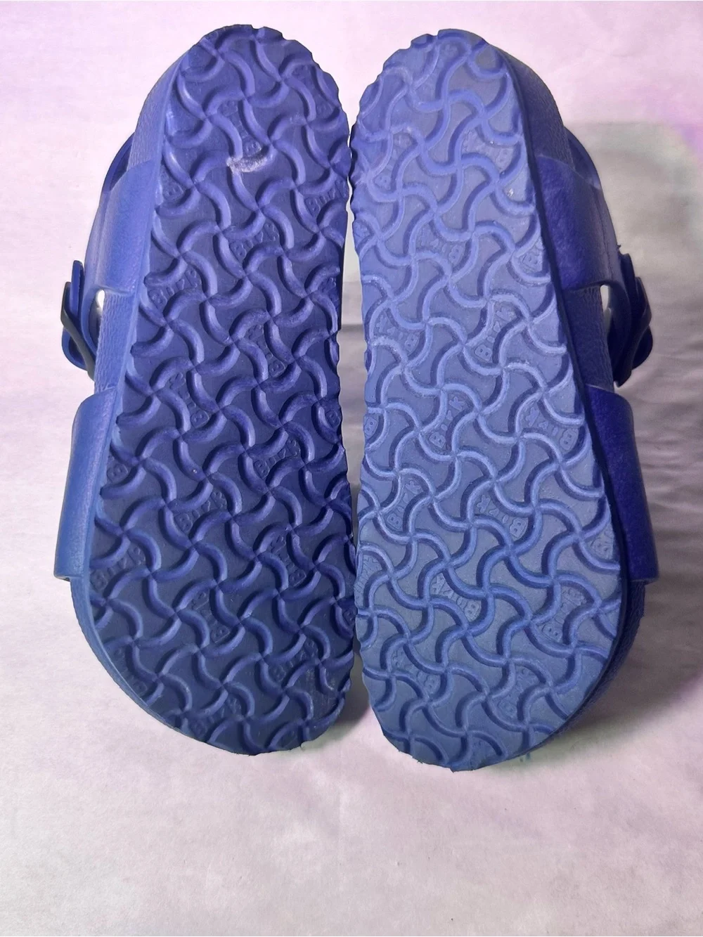 Birkenstock Kids Double-Strap Adjustable Royal Blue Sandals